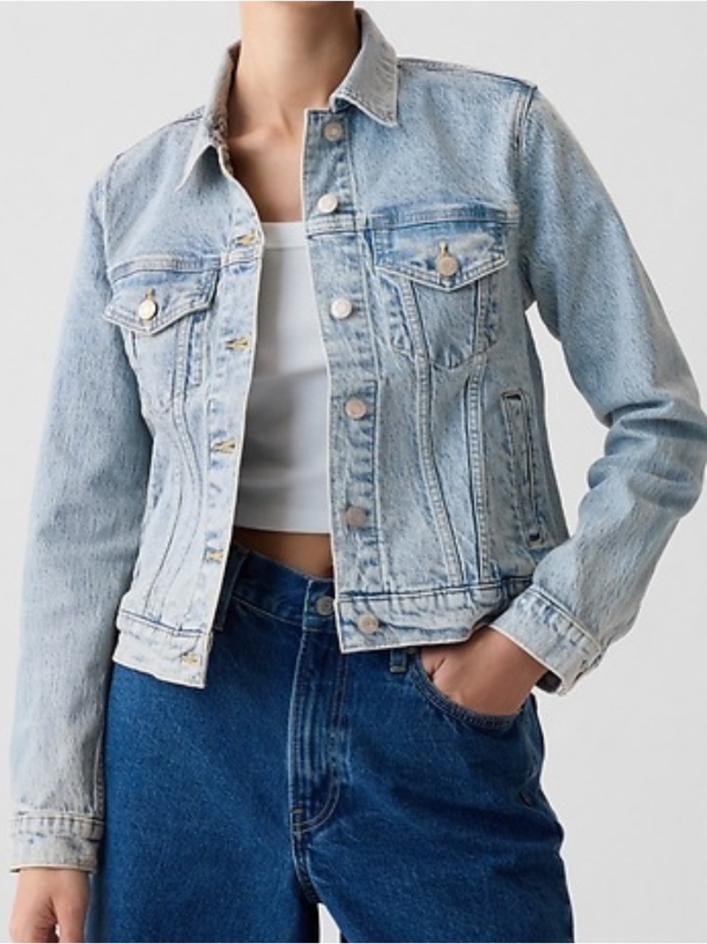 GAP Icon Denim Jacket Sz M